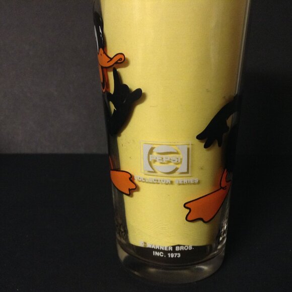 Vintage 1973 Loony Tunes Pepsi Daffy Duck Glass - Picture 6 of 6